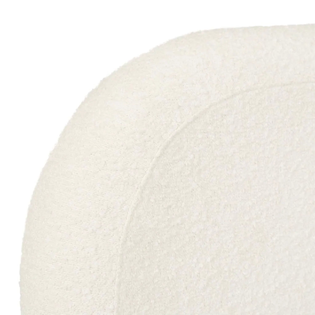 Almos Chubby Bedhead King Ivory Boucle