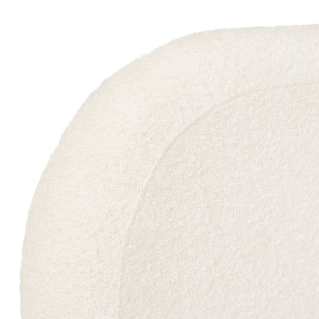Almos Chubby Bedhead King Ivory Boucle