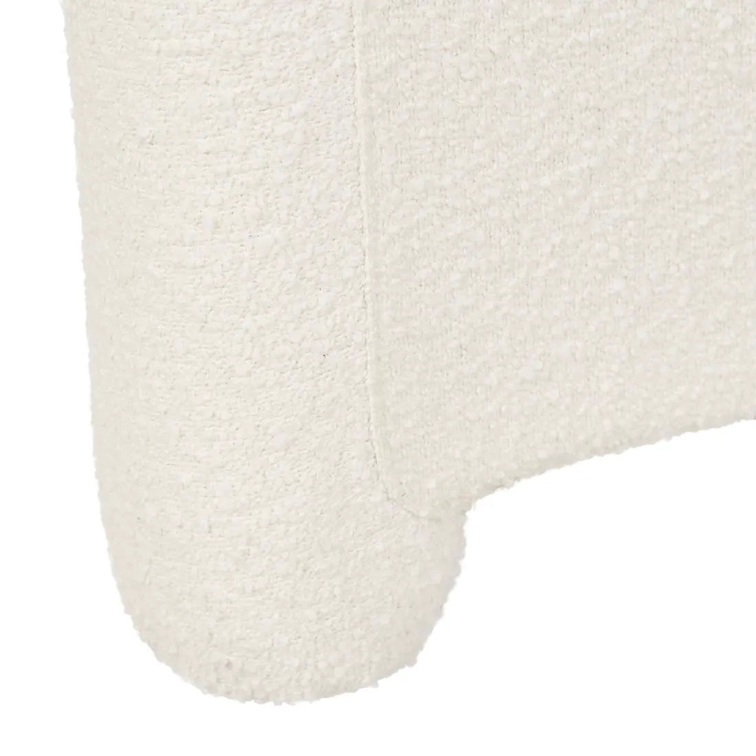 Almos Chubby Bedhead King Ivory Boucle