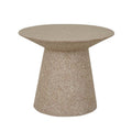 Livorno Round Side Table Terracotta Speckle
