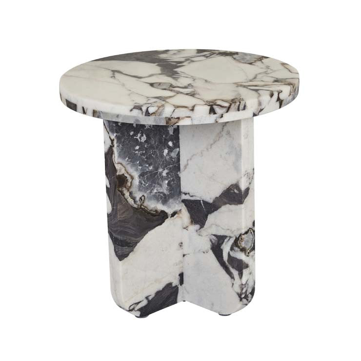 Amara Curve Side Table Matt Ocean