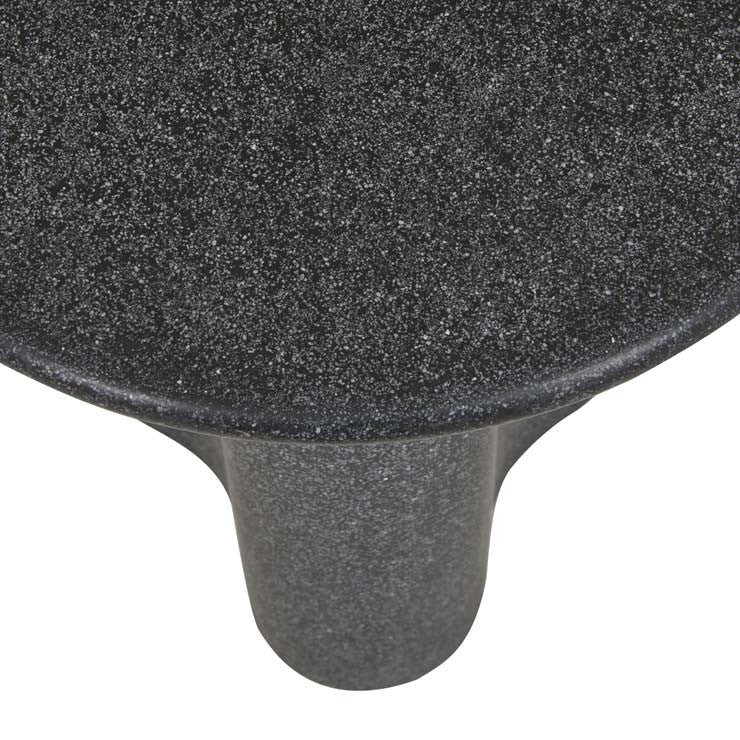 Artie Wave Side Table Black Speckle
