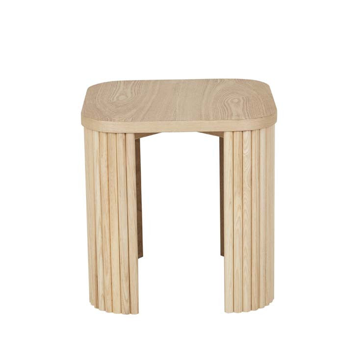 Benjamin Ripple Side Table Natural