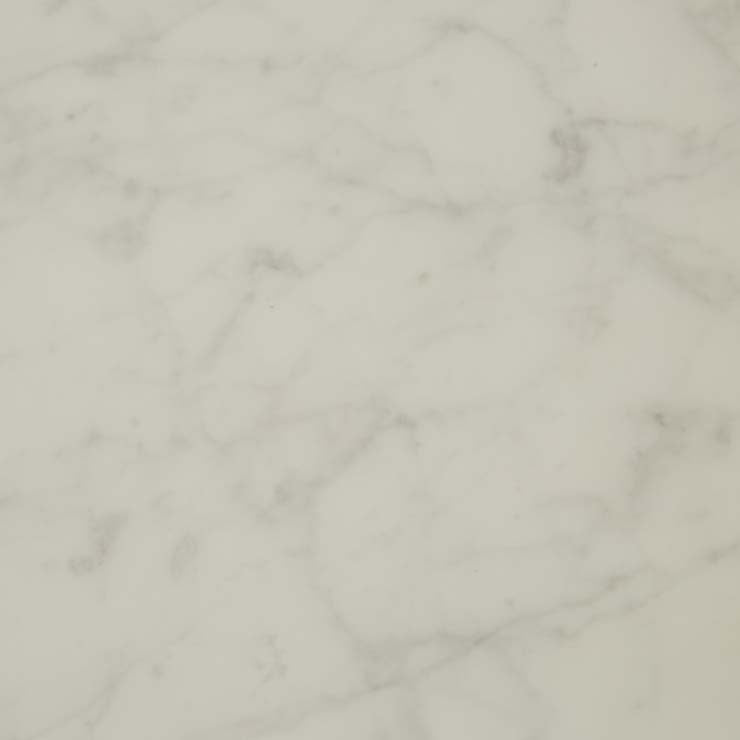 Elsie Narrow Bedside White Marble/Natural