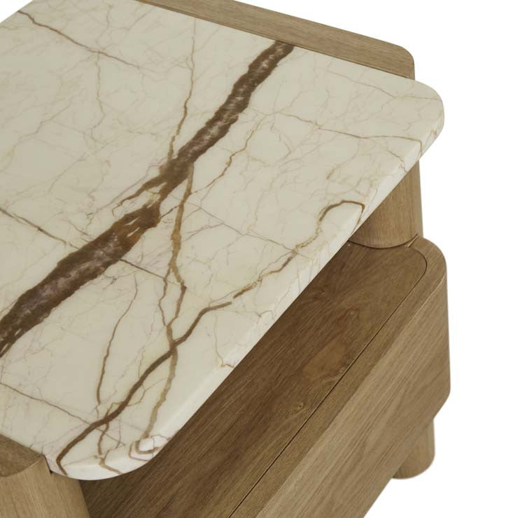 Floyd Marble Bedside Natural