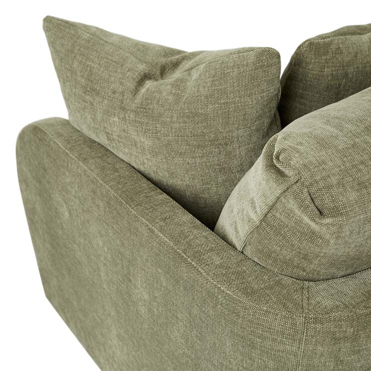 Hugo Tonda Left Chaise Set Copeland Olive
