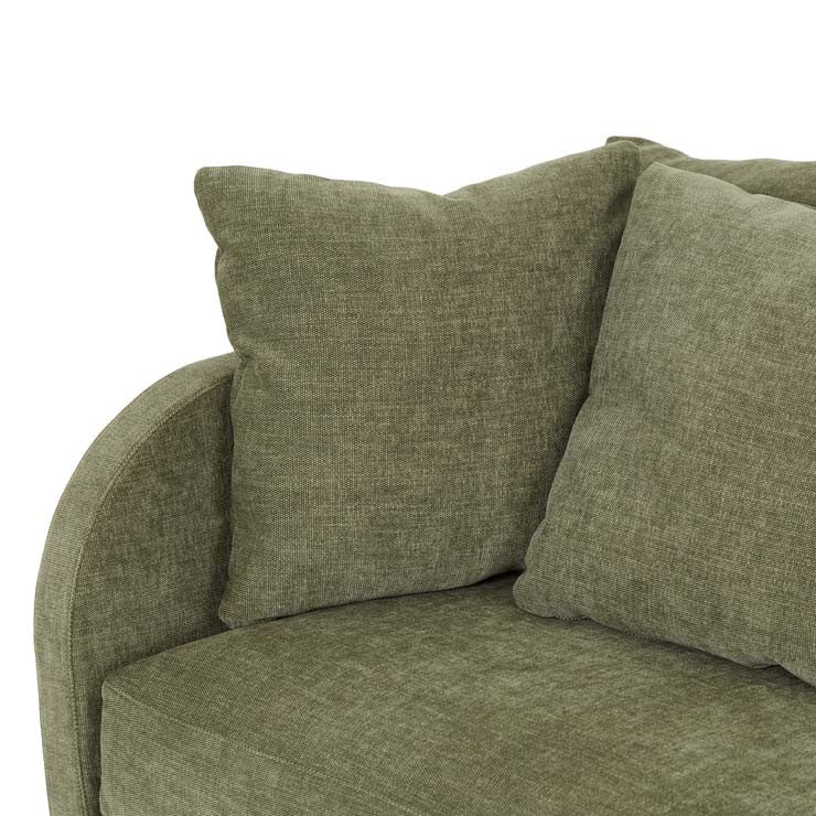 Hugo Tonda Right Chaise Set Copeland Olive