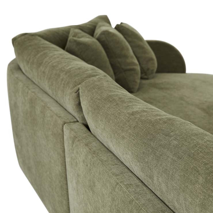 Hugo Tonda Right Chaise Set Copeland Olive