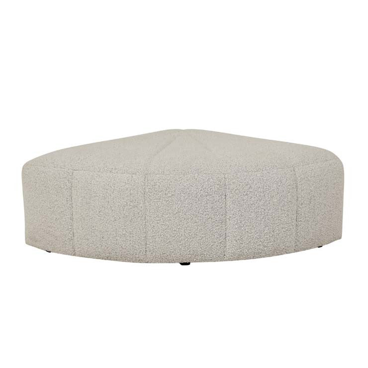 Juno Channel Ottoman Grey Speckle