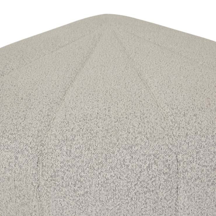 Juno Channel Ottoman Grey Speckle