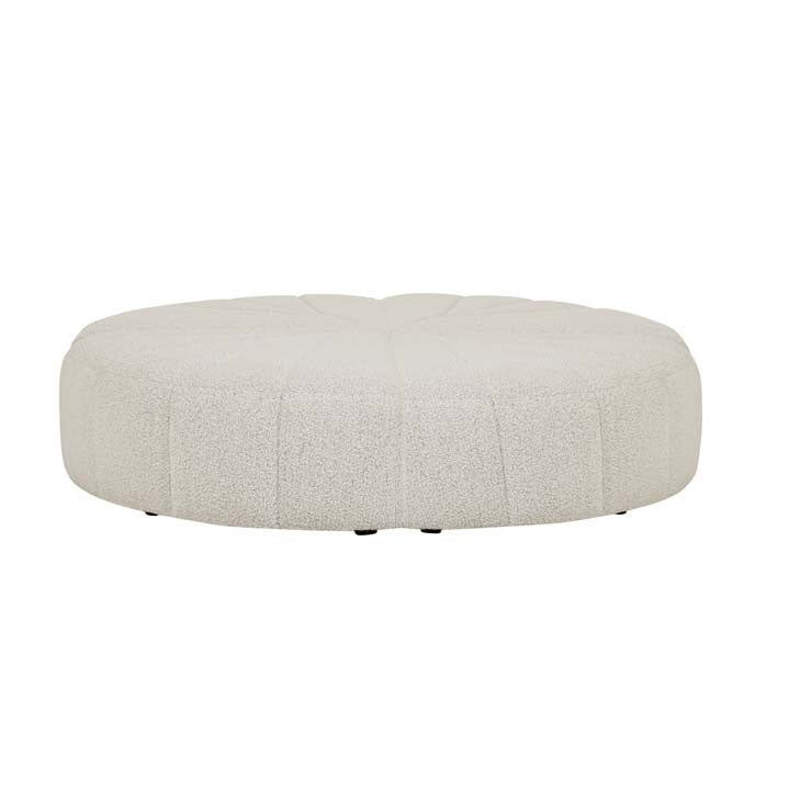 Juno Channel Ottoman Grey Speckle