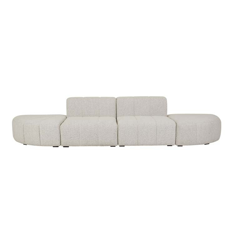 Juno Channel Centre Sofa Grey Speckle