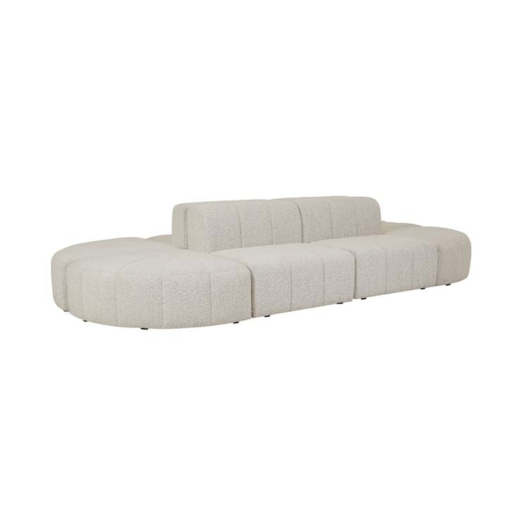 Juno Channel Centre Sofa Grey Speckle