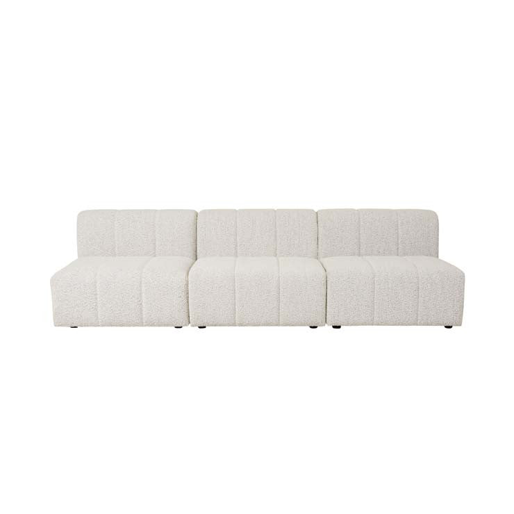 Juno Channel Centre Sofa Grey Speckle