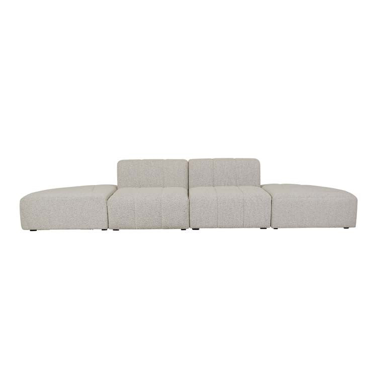 Juno Channel Centre Sofa Grey Speckle