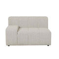 Juno Channel Left Arm Sofa Grey Speckle