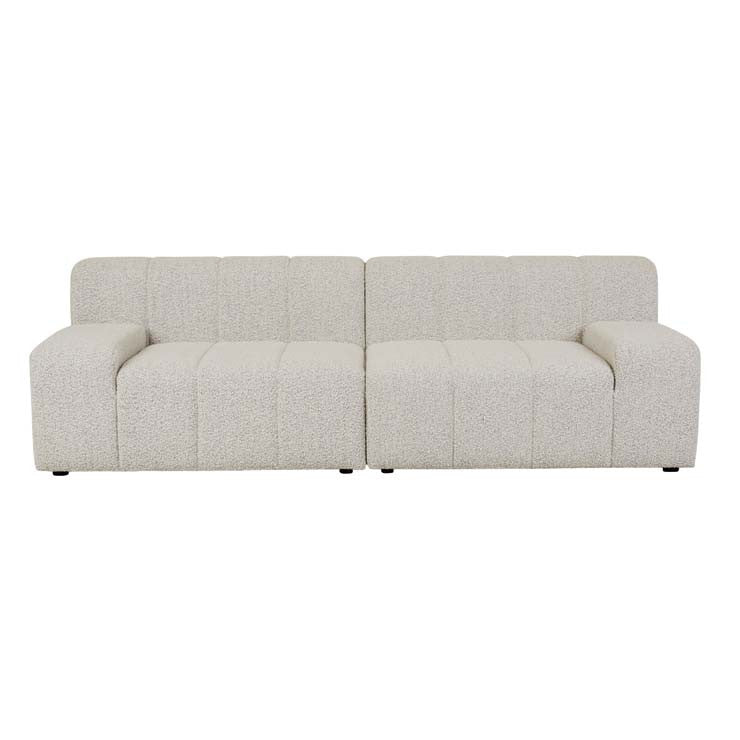 Juno Channel Right Arm Sofa Grey Speckle