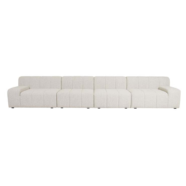 Juno Channel Right Arm Sofa Grey Speckle