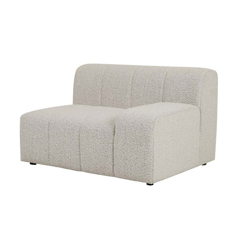 Juno Channel Right Arm Sofa Grey Speckle