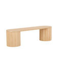 Benjamin Ripple Bench Natural