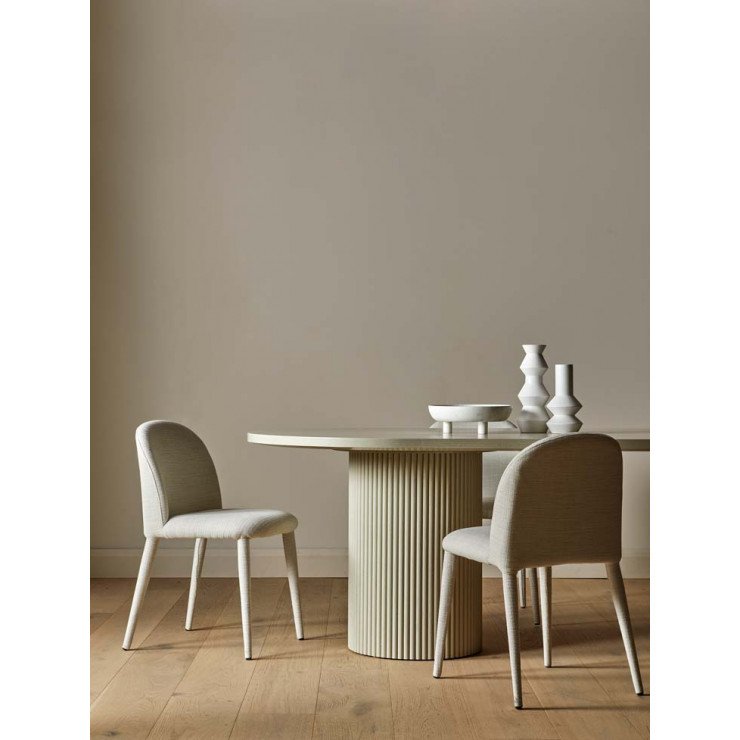 Benjamin Ripple Dining Table Putty 2800mm