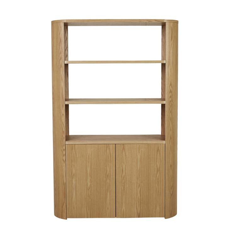 Classique Oval Tall Bookshelf Natural