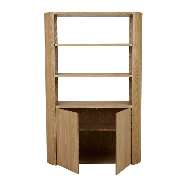 Classique Oval Tall Bookshelf Natural