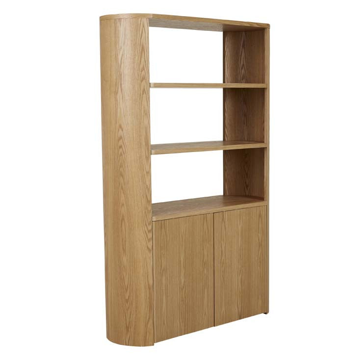 Classique Oval Tall Bookshelf Natural
