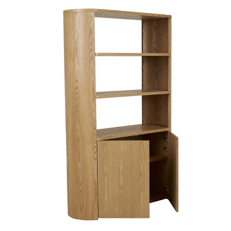 Classique Oval Tall Bookshelf Natural