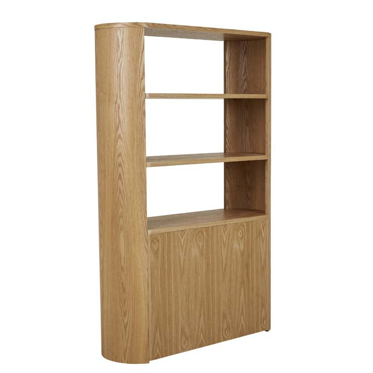 Classique Oval Tall Bookshelf Natural