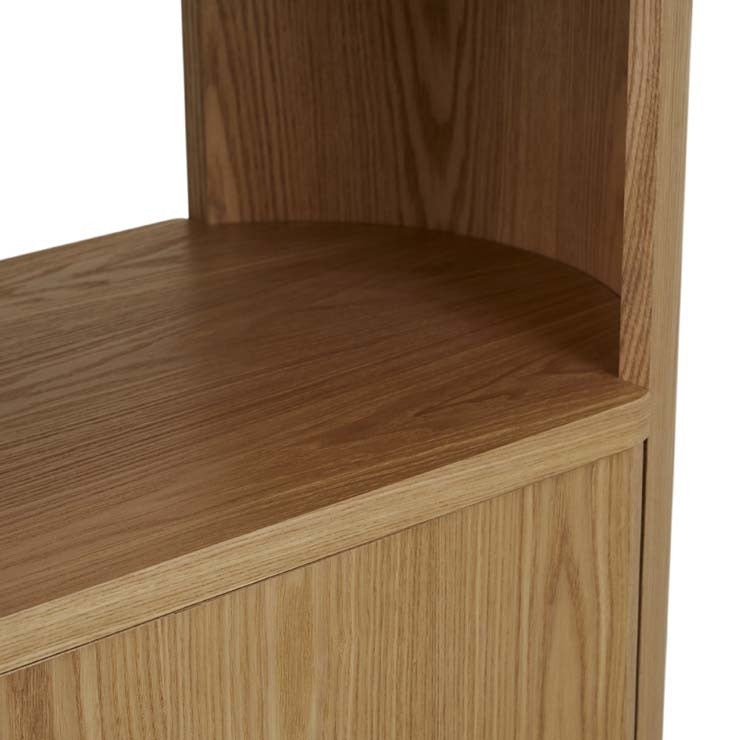 Classique Oval Tall Bookshelf Natural