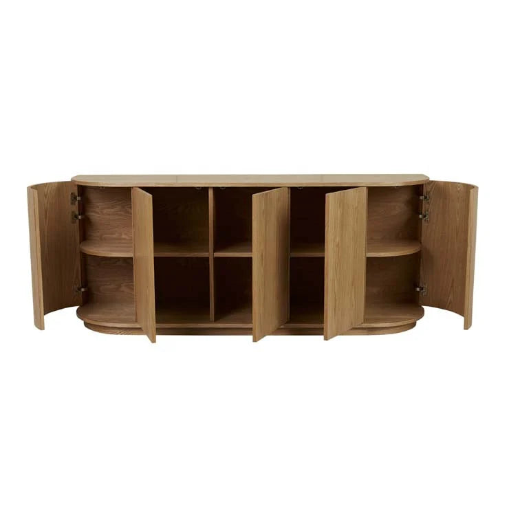 Oberon Crescent Buffet Natural Ash