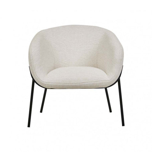 Albie Armchair Natural White Tweed
