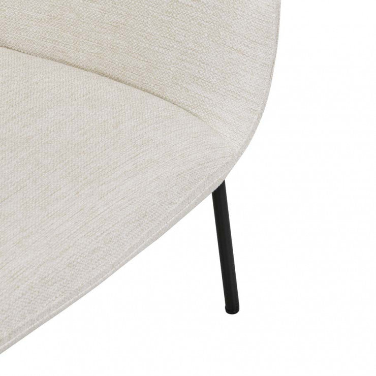 Albie Armchair Natural White Tweed