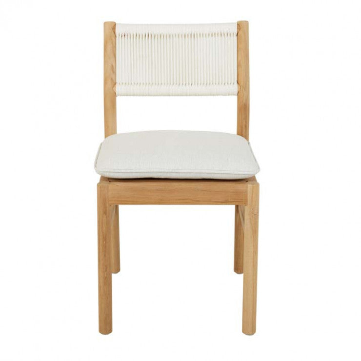Cannes Rope Dining Chair Snow