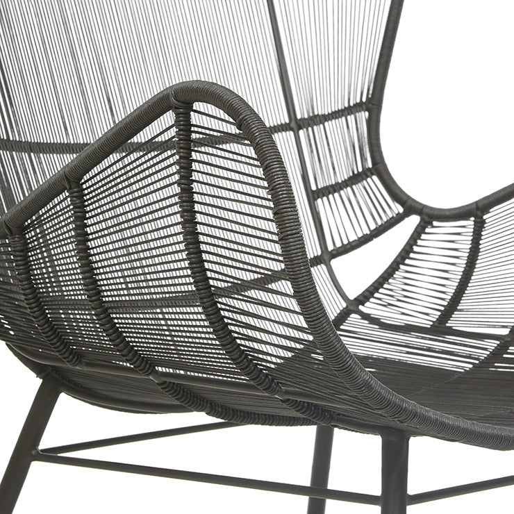 Mauritius Wing Chair Espresso
