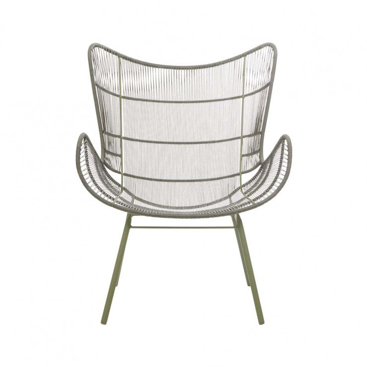 Mauritius Wing Chair Moss Green
