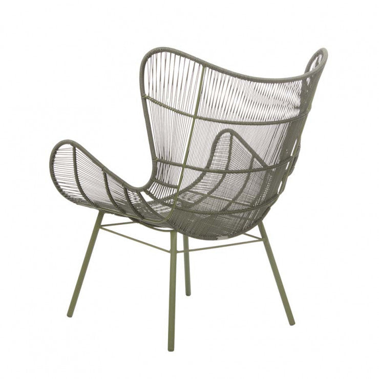 Mauritius Wing Chair Moss Green
