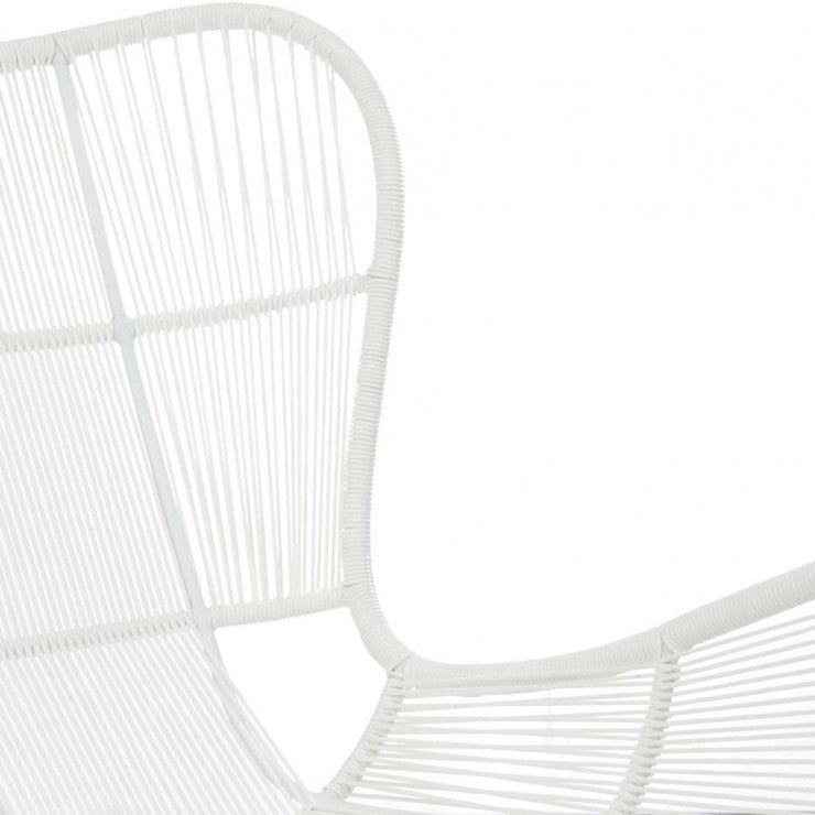 Mauritius Wing Chair Small White