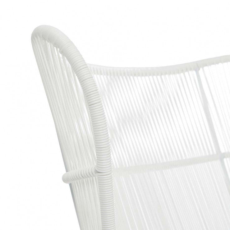 Mauritius Wing Chair Small White