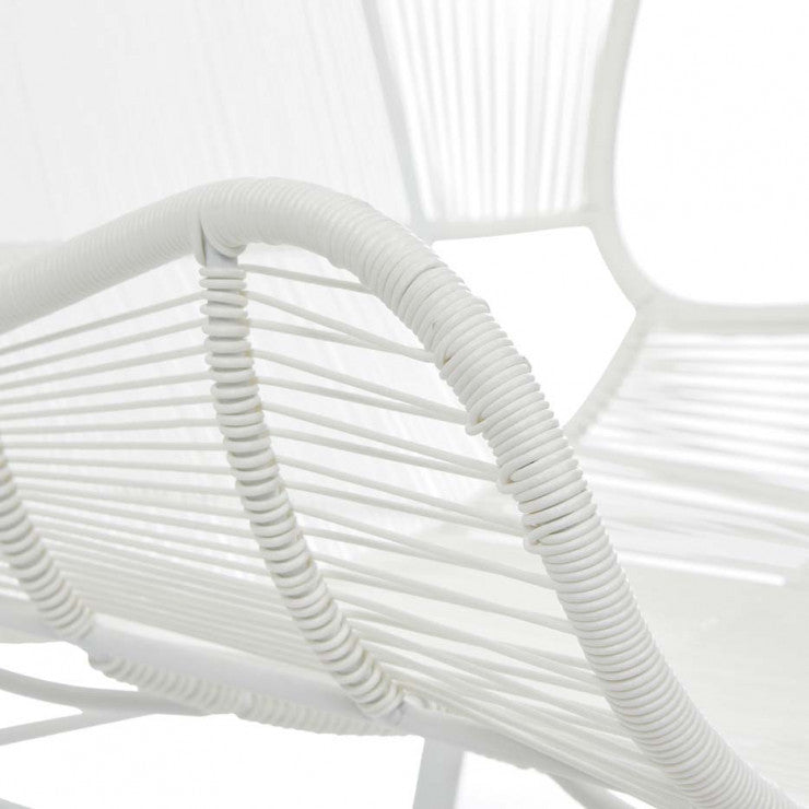 Mauritius Wing Chair Small White