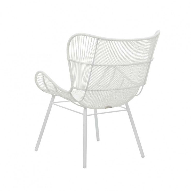 Mauritius Wing Chair Small White