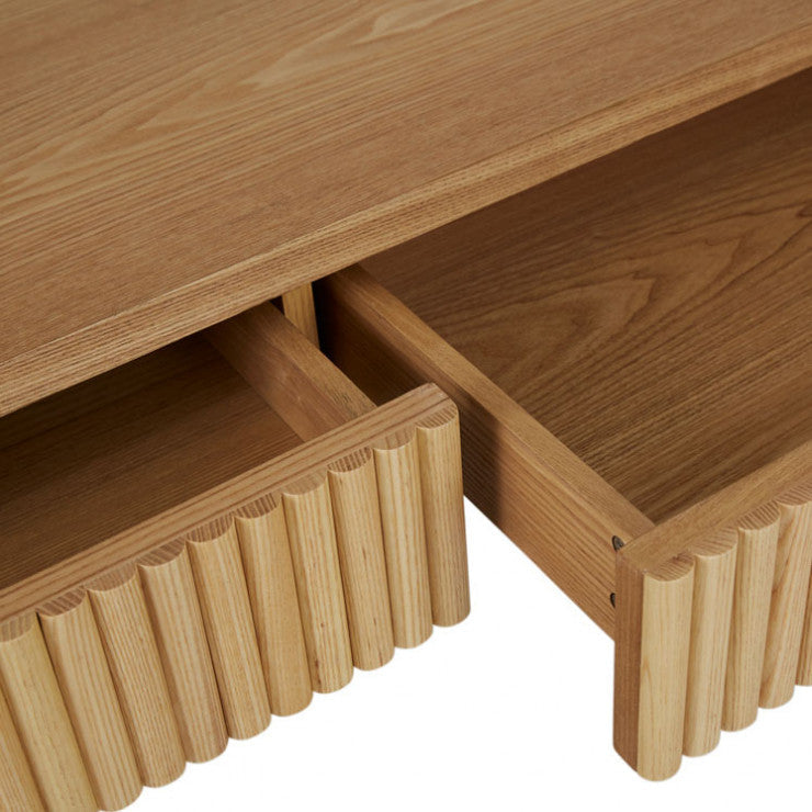 Benjamin Ripple Console Natural Ash