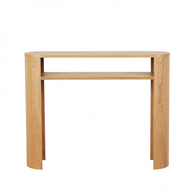 Classique Oval Shelf Console Natural