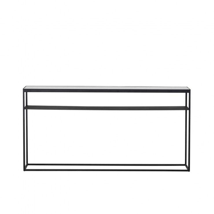 Elle Slim Console 1500mm White/Black