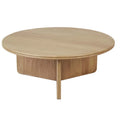 Solstice Slice Coffee Table New Oak