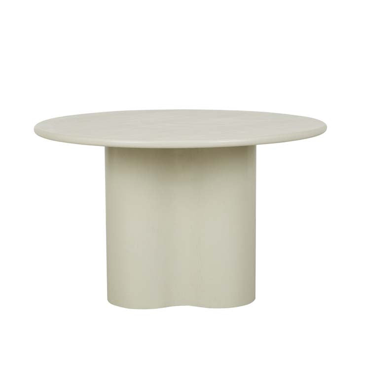 Artie Wave Dining Table Putty