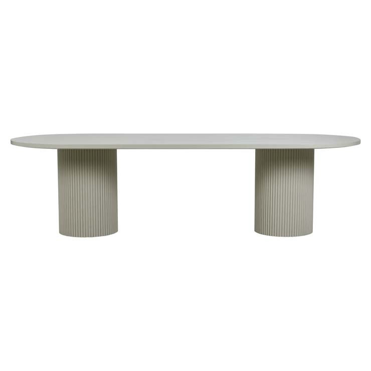 Benjamin Ripple Dining Table Putty 2800mm