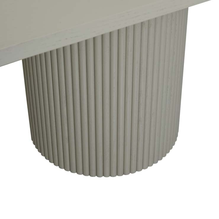 Benjamin Ripple Dining Table Putty 2800mm