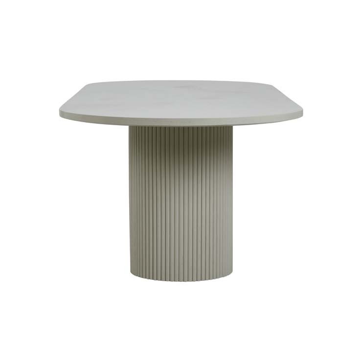 Benjamin Ripple Dining Table Putty 2800mm